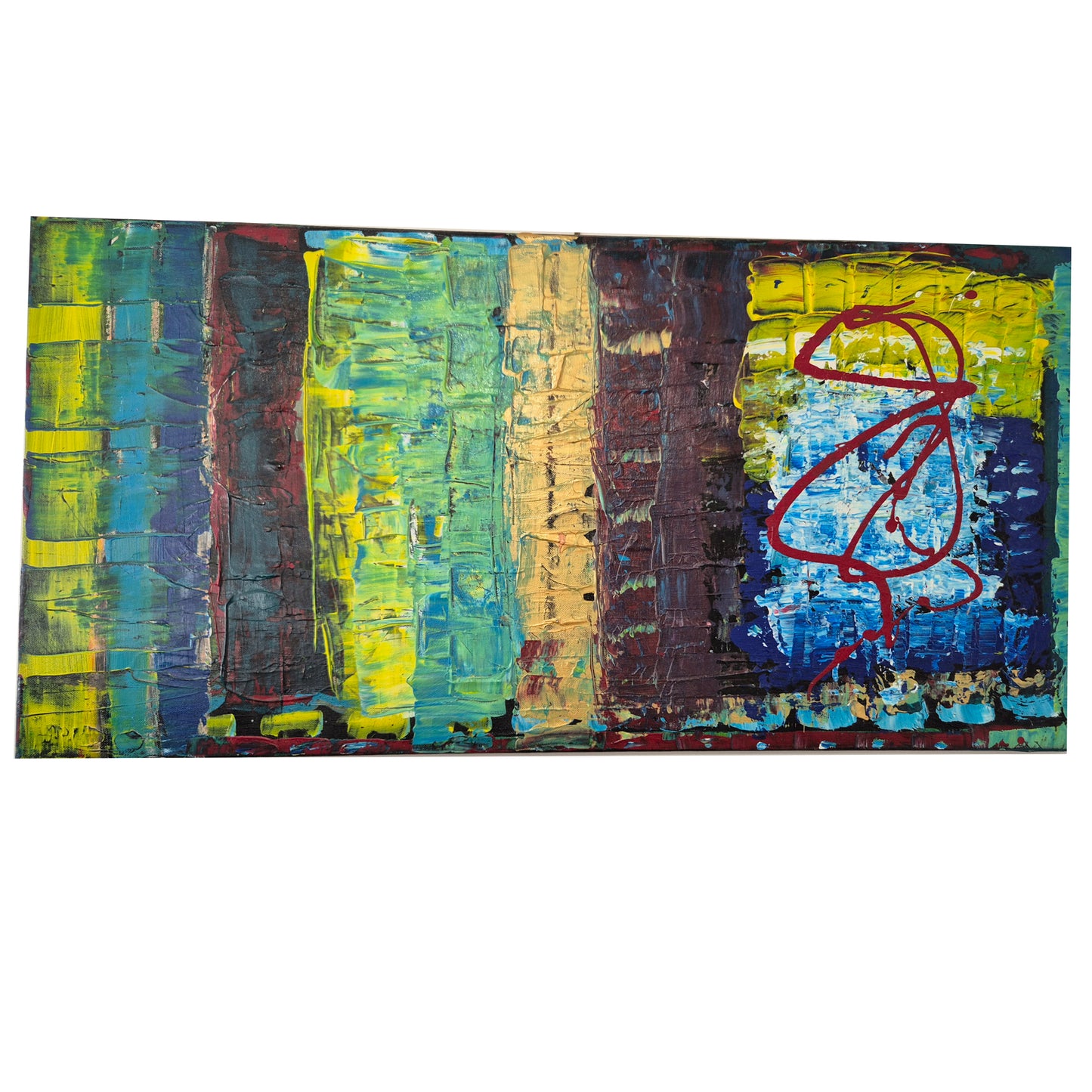"Tapestry" Acrylic - Canvas on Frame by Dally Splendadilo
