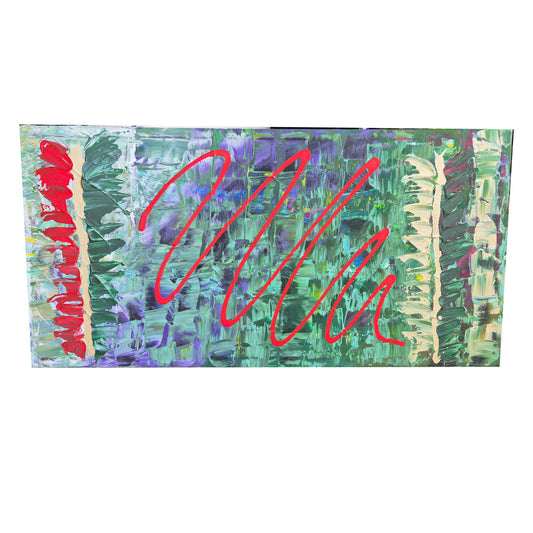 "Squiggle" Acrylic - Canvas on Frame by Dally Splendadilo