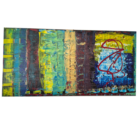 "Tapestry" Acrylic - Canvas on Frame by Dally Splendadilo