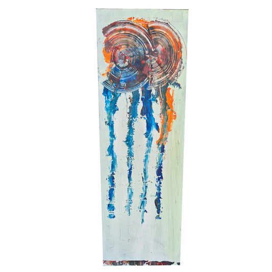 "Head Dress" Acrylic - Canvas on Frame by Dally Splendadilo