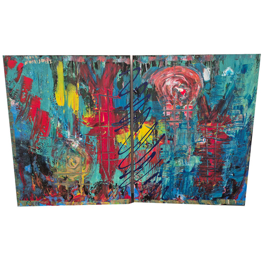 "Invasion" Acrylic - Canvas on Frame by Dally Splendadilo