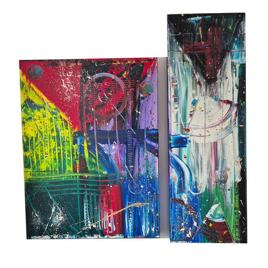 "Abstract" Acrylic - Canvas on Frame by Dally Splendadilo