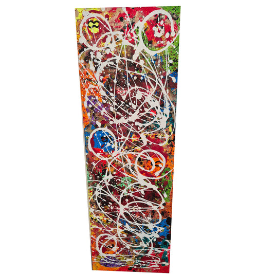 "Scribble" Acrylic - Canvas on Frame by Dally Splendadilo